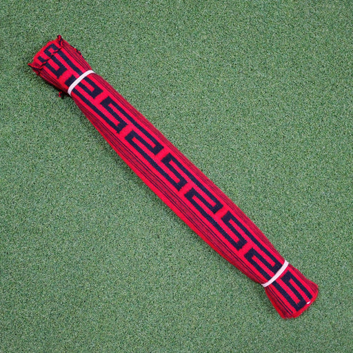 Red Simple Sarape Greca Charro Saddle - M - Royal Saddles - Sarapes