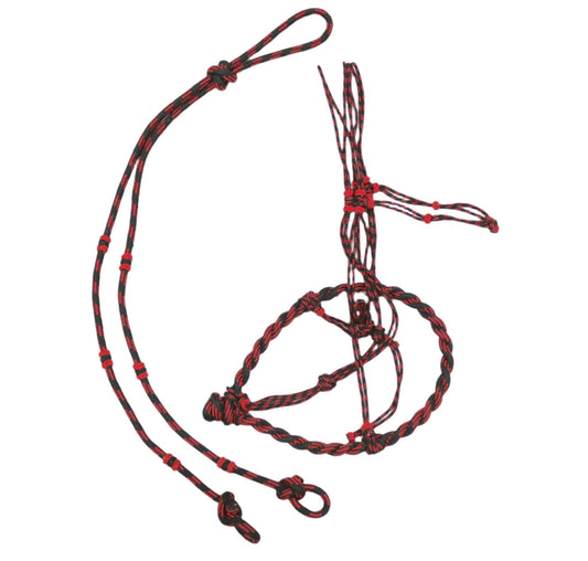 Rojo Charro Bosal Charro Cabresto Charro Headstall Bosal - M - Royal Saddles - Charro Bozal