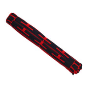 Rojo Negro Charro Sarape Silla Fino Grueso Saddle - M - Royal Saddles - Sarapes