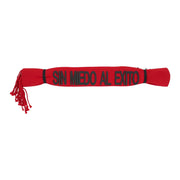 Sin Miedo Al Exito Red Sarape Charro Mexican Saddle - M - Royal Saddles - Sarapes