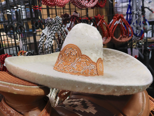 Sombrero Charreria Charro MEX 55 Lana USA 6 7/8 - M - Royal Saddles - Sombreros Charros