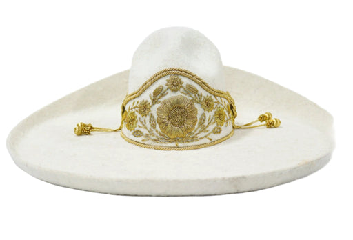 Sombrero MEX 60 Charro Hueso Charreria Mexican Hat - M - Royal Saddles - Sombreros Charros
