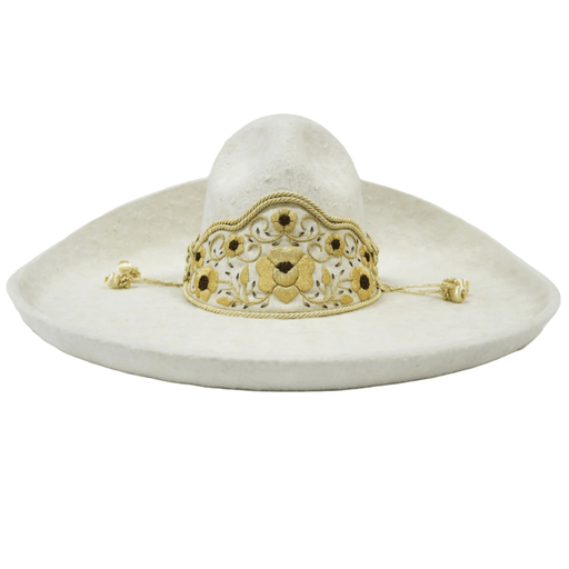Sombrero MEX 60 Charro Lana Claro Mexican Hat - M - Royal Saddles - Sombreros Charros
