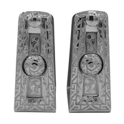 Stainless Steel Charro Stirrups | Estribos Charros Acero Inoxidable - M - Royal Saddles - Charro Saddle Parts