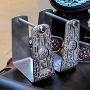 Stainless Steel Charro Stirrups | Estribos Charros Acero Inoxidable - M - Royal Saddles - Charro Saddle Parts