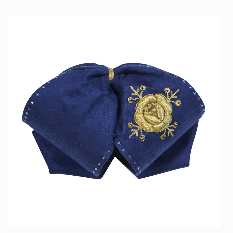 Traditional Azul Charros Blue Mono Charro Bowtie - M - Royal Saddles - Monos Charros