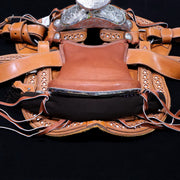 Traditional Dark Brown Blank Charro Mexican Sarape - M - Royal Saddles - Sarapes