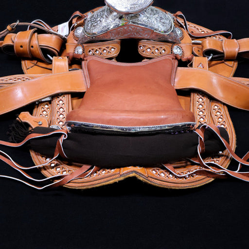 Traditional Dark Brown Blank Charro Mexican Sarape - M - Royal Saddles - Sarapes