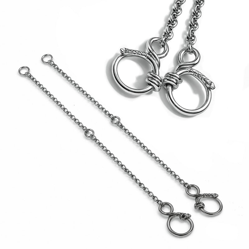 Vibora Fino Replacement Charro Freno Chains Cadenillas - M - Royal Saddles - Charro Bits/Frenos