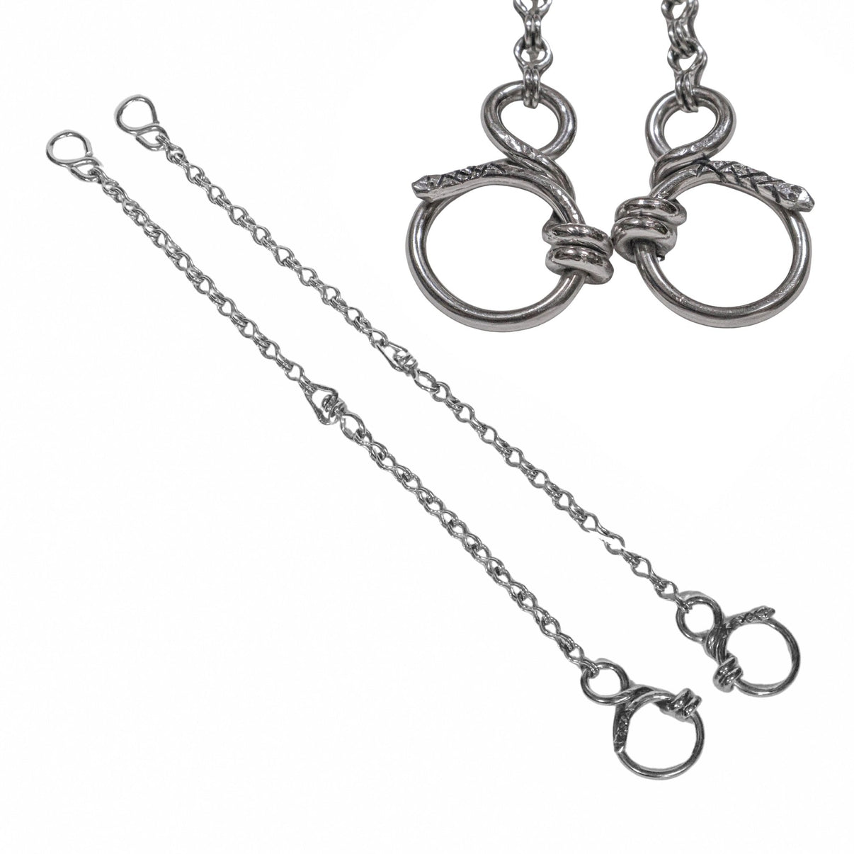 Vibora Fino Replacement Charro Freno Chains Cadenillas - M - Royal Saddles - Charro Bits/Frenos