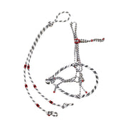 White Black Charros Original Bosal Charro Cabresto - M - Royal Saddles - Charro Bozal