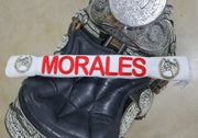 White Charro Saddle Morales Sarape Lienzo - M - Royal Saddles - Sarapes