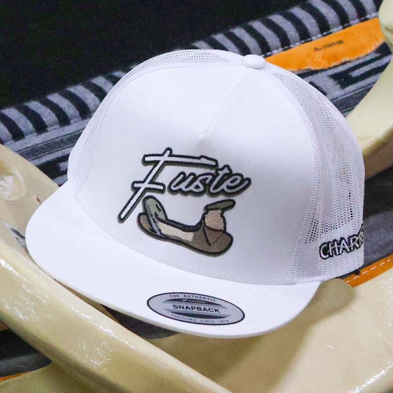 White "Fuste" Original Trucker Hat - M - Royal Saddles - Charros Original Hats