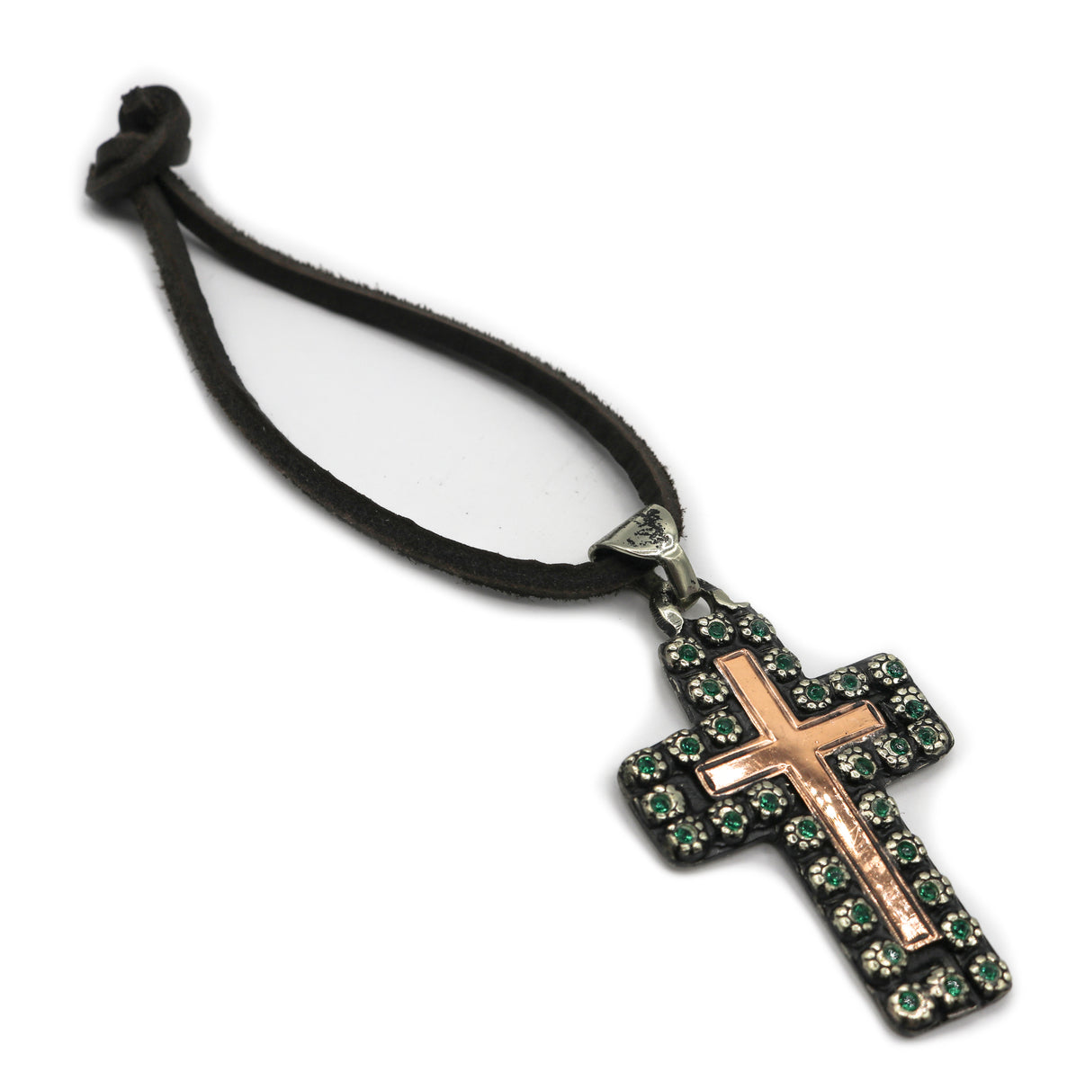 Escapulario Fino Cruz Verde (4352862158911)