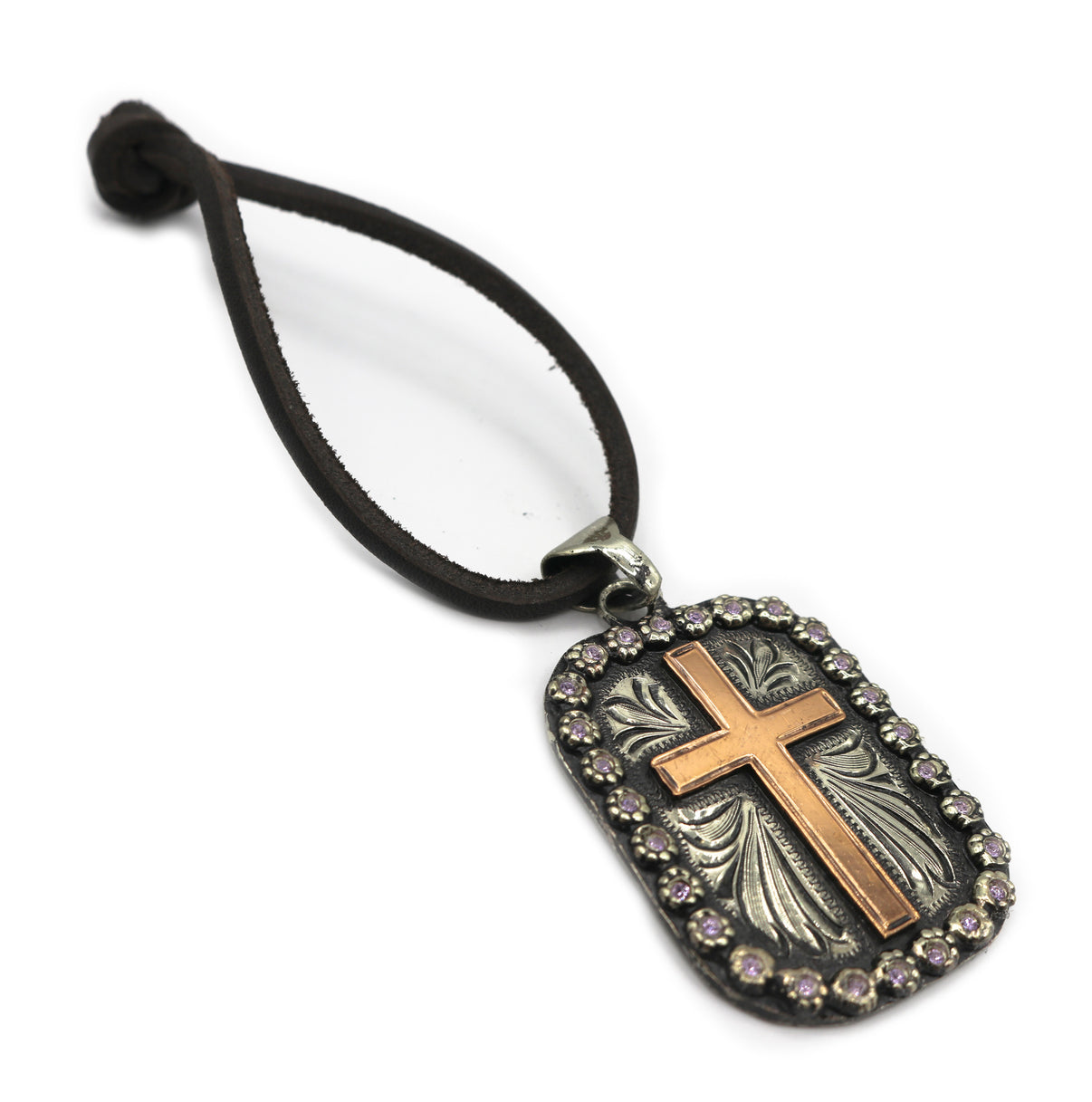 Escapulario Fino Cruz Lily (4357893423167)