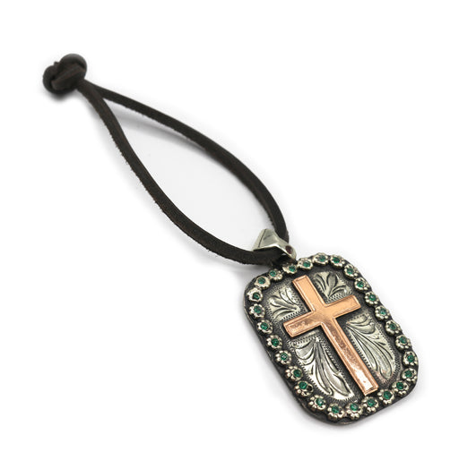 Escapulario Fino Cruz Verde (4357896536127)