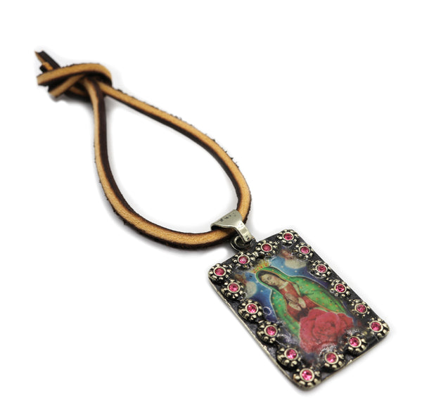 Pink Escapulario Fino Virgen