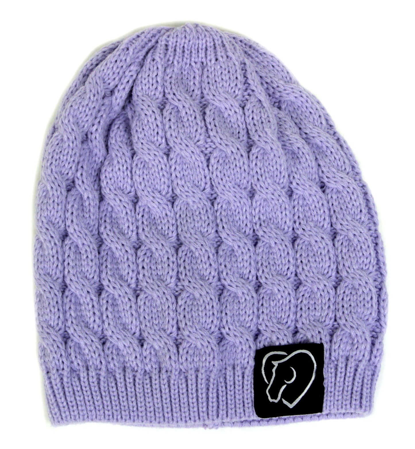 Lavender Acrylic Knit Beanie (8768203405)