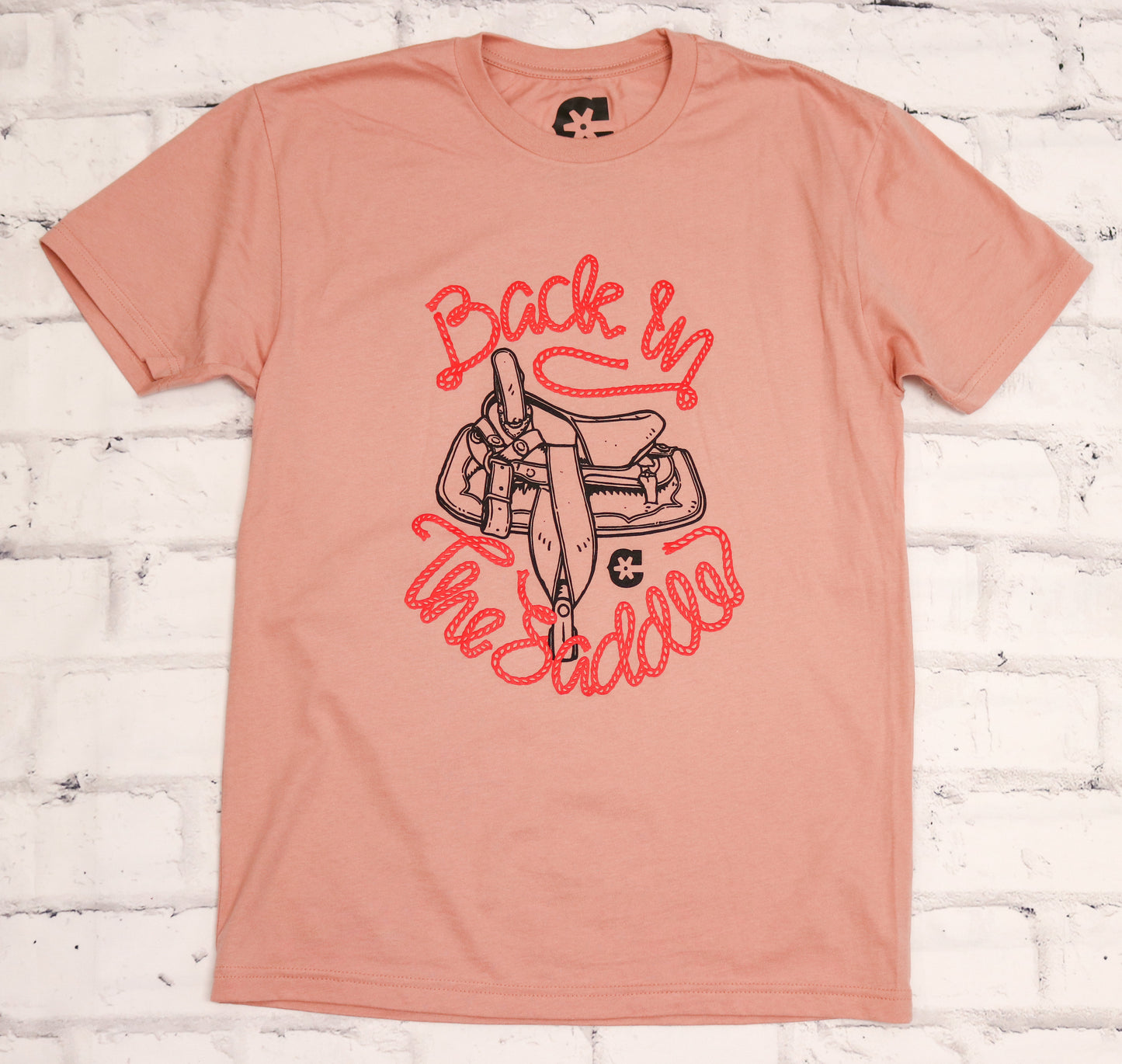 Desert Pink "Back In The Saddle" T-Shirt