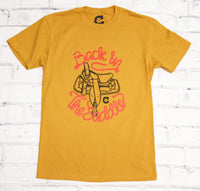 Antique Gold "Back In The Saddle" T-Shirt