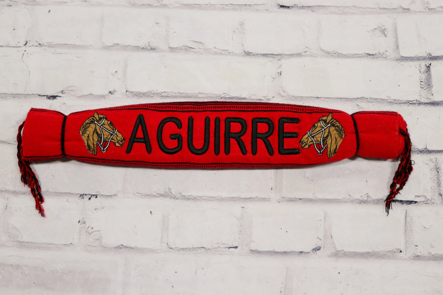 Aguirre Red Sarape Charro Mexican Saddle