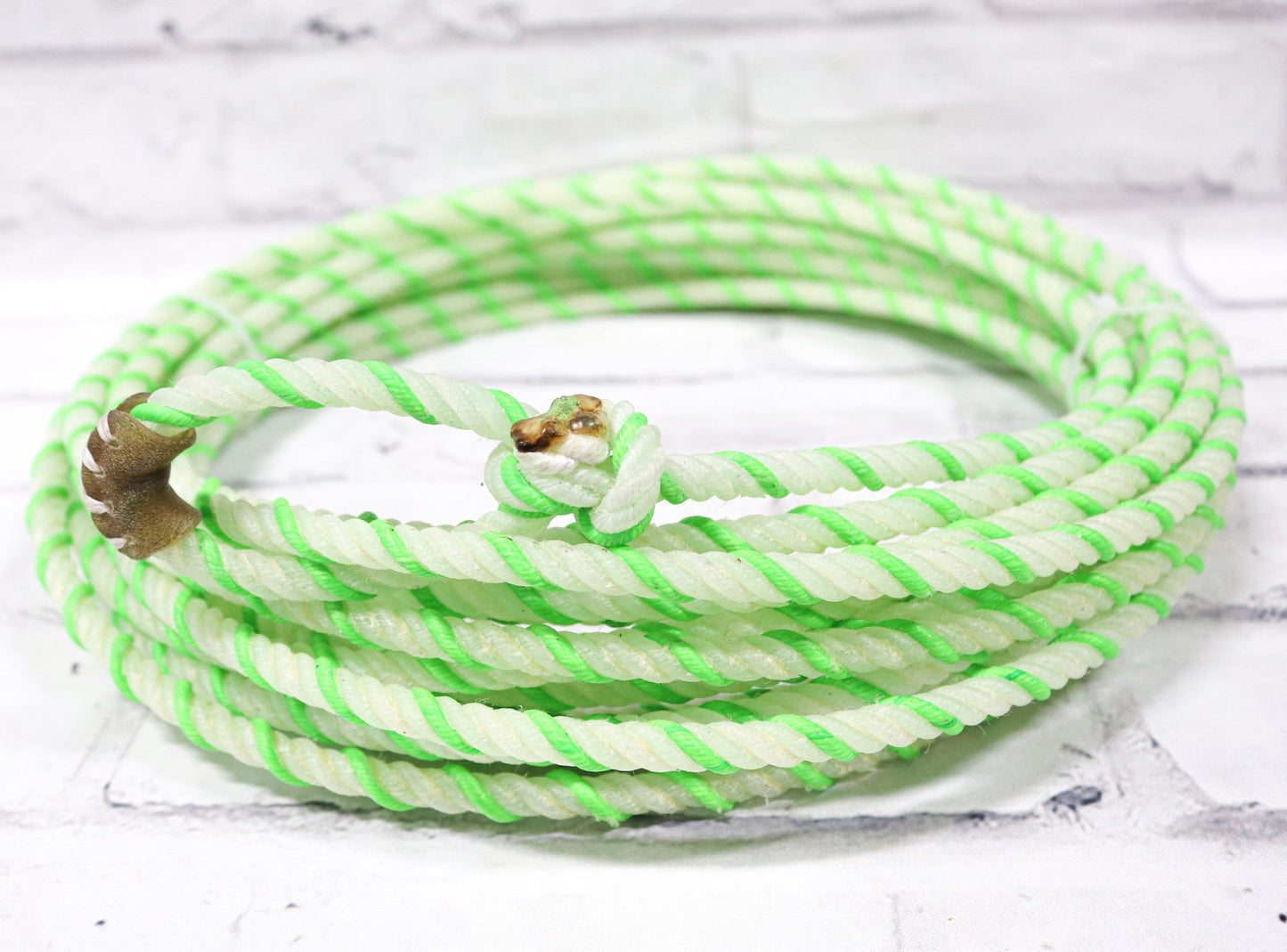 50" Ranch Nylon -Poly Green 3/8" Rope Rodeo Lariat